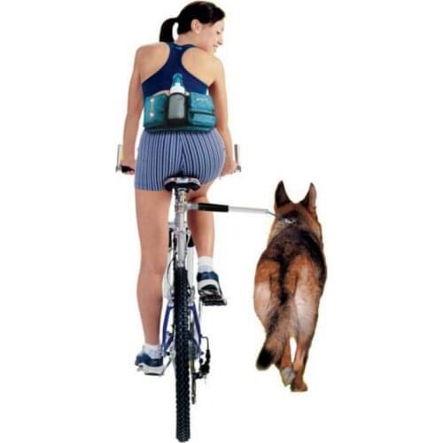 Dog Bicycle Bike Exerciser Leash Attachment Distance Keeper Hands Free Lead Pets Leash Elastic Dog Bicycle Traction Belt Rope