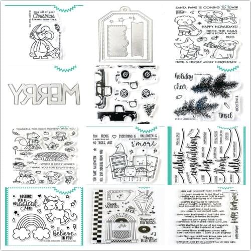 Christmas Metal Cutting Dies Scrapbooking Making Witch Decoration Album Frame Card Craft Dies Cut New Arrived 2021