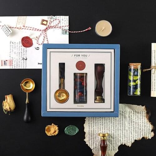 Retro Wax Seal Set Wax Seals Stamps For Paper Envelopes Sealing Wax