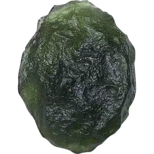 1pcs Green Moldavite Czech Meteorite Impact Glass Rough Stone Crystal Energy Stone