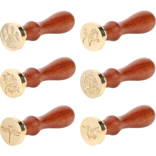 1Pc Retro Sealing Wax Antique Metal Sealing Wax Seal Spoon Stamp for DIY Wedding Invitations Decor Ancient Wax Stamp Craft Gifts