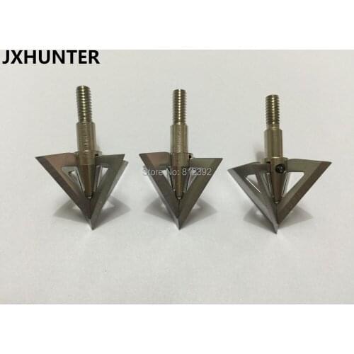 3PK high quality 100 grain 4 blades sanford arrow heads arrow points for crossbow hunting