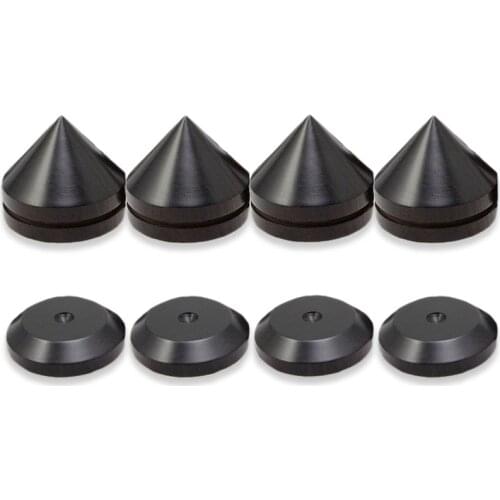 33mm/1.3" Ebony Speaker Spike HIFI Audio Amplifier Shockproof Stand Isolation Feet Base Pads #1