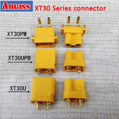 4 pairs Amass XT30U/XT30UPB/XT30PW Connectors for battery ESC Connector for Racing Model