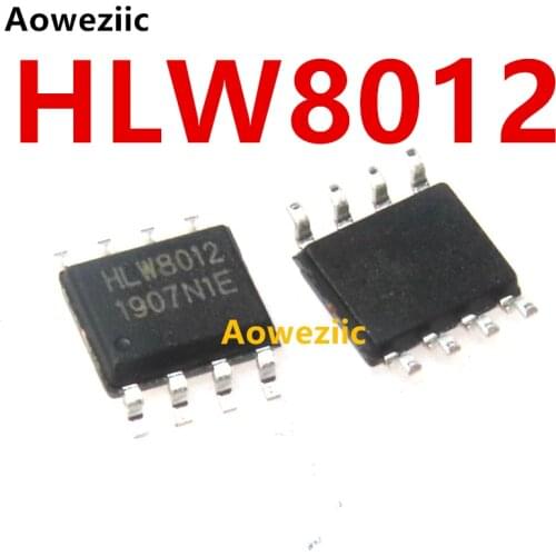 Aoweziic 10Pcs/Lot HLW8012 SOP-8 Electricity Meter Chip Single-Phase Power Multifunctional Metering IC New Original