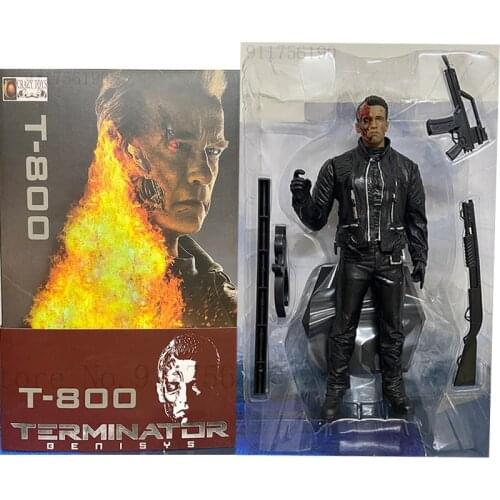 Crazy Toys Terminator 2 Judgment Day T-800 Arnold Schwarzenegger PVC Action Figure Christmas Gift 12inch New Movie Toy 30cm