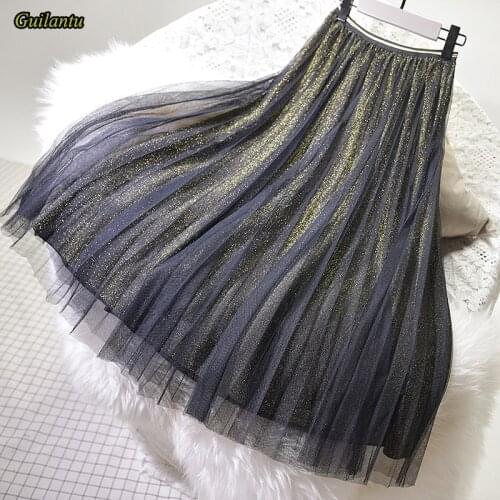 GUILANTU Pleated Skirt