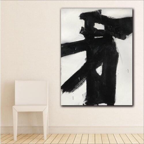 Large Size Printing franz kline untitled (3) Oil Painting Art Home Decor Living Room Modern Canvas Print Paintings No Frames
