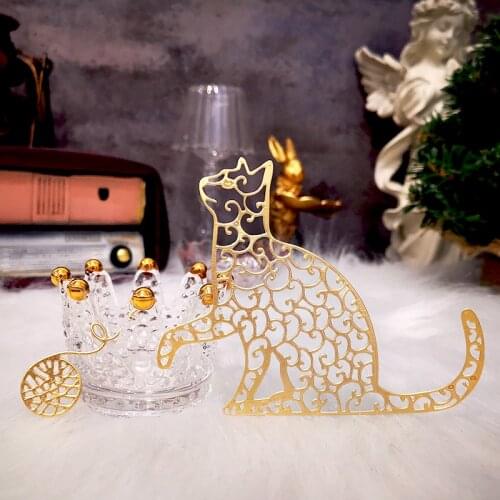 Panalisacraft Christmas animal Cute Cat Metal Cutting Dies Die set sequin cut die scrapbooking Album Paper Card Craft Embossing