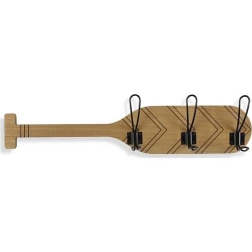 Wall mounted coat hanger MDF Wood (7 x 12 x 60 cm)