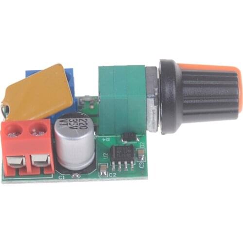 High Linearity Band Switch DC Motor Speed Governor PWM Stepless Speed Controller Regulator LED Dimming 3V-35V Ultra