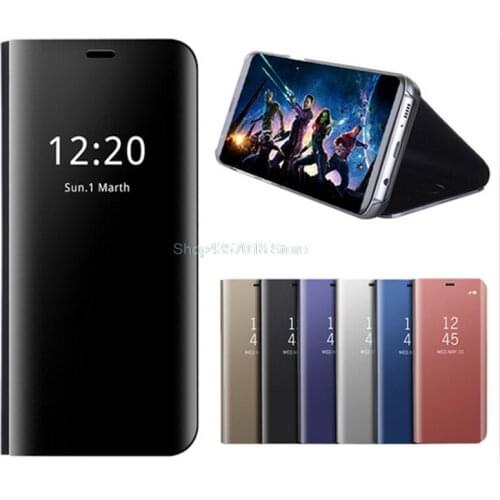 Clear View Mirror Flip Case On For Samsung Galaxy A3 2017 SM-A320F/DS Smart Cover For SAMSUNG SM-A320F A3 2017 16GB Full Housing