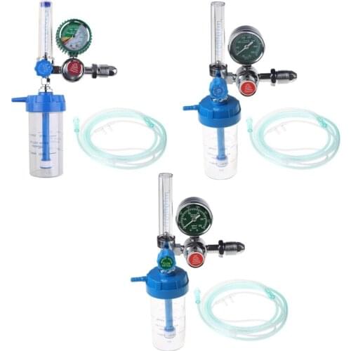 Oxygen Pressure Regulator O2 Pressure Reducer Gauge Meter Flow Gauge Gas Regulator G5/8