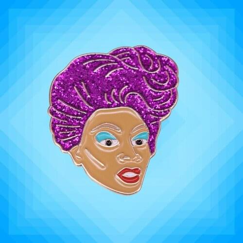 RuPauls Drag Race Queen Sashay Away Enamel Brooch Pins Badge Lapel Pin Brooches Alloy Metal Fashion Jewelry Accessories