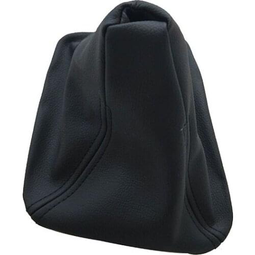 Car Shift Gear Stick Manual Shift Knob Boot Black Leather Boot with frame For BMW 3 Series E36 M3 Car Styling