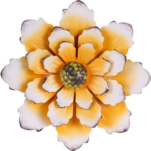 Farmhouse Wall Decoration, Can Hang Antique Metal Flower Wall