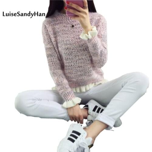 Women Knitted Sweater 2020 New Fashion Long-Sleeve O-Neck Tops Bat Loose Casual Kintwear Blouse Ladies Pullovers Woman Sweaters