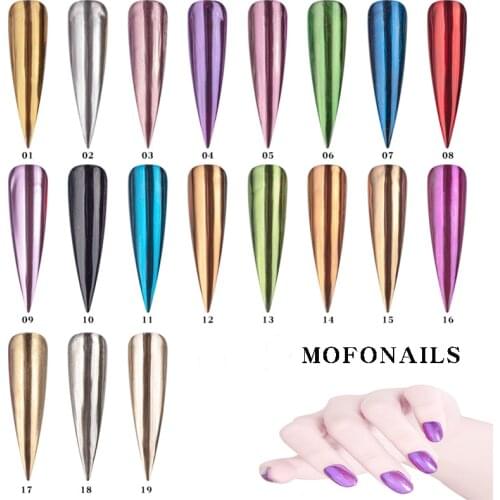 0.5g/box Nail Glitter Magic Powder Rose Gold Purple Holographic Laser Mirror Magic Powder DIY Nails Shining Pigment Magic Powder