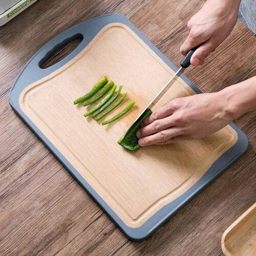 1PC Double Sided Classified Chopping Board Kitchen Vegetables Fruit Plastic Cutting Board