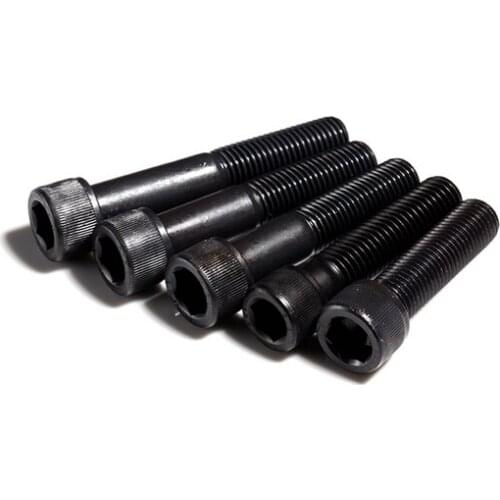 10pcs 12.9 high strength hex socket screws M8*35/40/45/50-80 mm Alloy steel cylindrical cup head hex bolt head screw