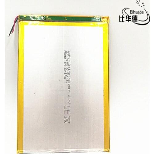 3.7V,7500mAH (polymer lithium ion battery) Li-ion battery for tablet pc 9inch 10.1inch Large general-purpose tablet computers