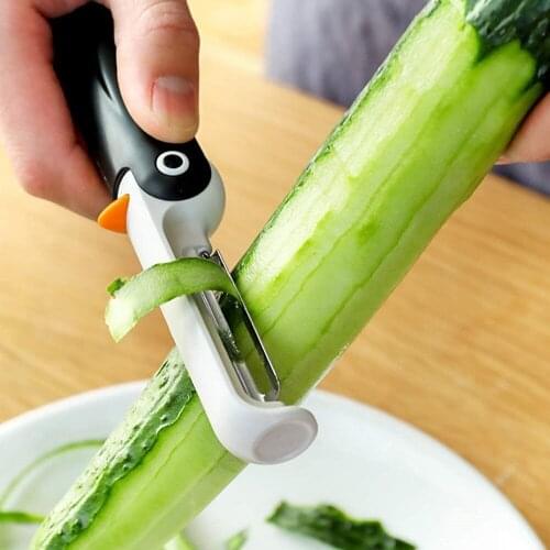 BalleenShiny Foldable Stainless Steel Blade Fruit Peeler For Peeling Carrots Cucumbers Potatoes Melons Portable Kitchen Tool