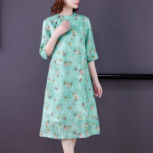 Летние платья из льна Chikichi China At AliExpress