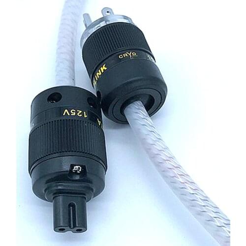 Hi-End US/EU version power plugs connector 9 cores 16AWG NORDOST Valhalla 7N silver plated OCC Hifi power cable AC power cord