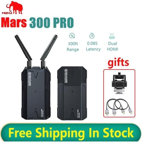 Hollyland Mars 300 Pro Wireless Video Transmission System Dual HDM 300ft for Camera Wireless HD Video Receiver