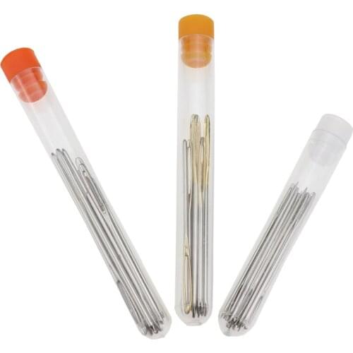 Big Eye Metal Knitting Needle Crochet Bottled DIY Sewing Accessories