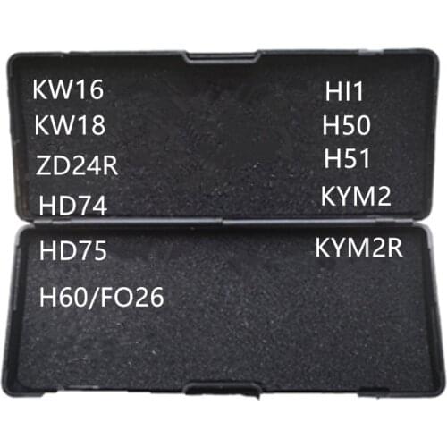 New arrival motor locksmith tool KW16 KW14 KW18 ZD24R HD74 HD75 HI1 H50 H51 H60/FO26 KYM2 KYM2R FOR MOTOR KEY