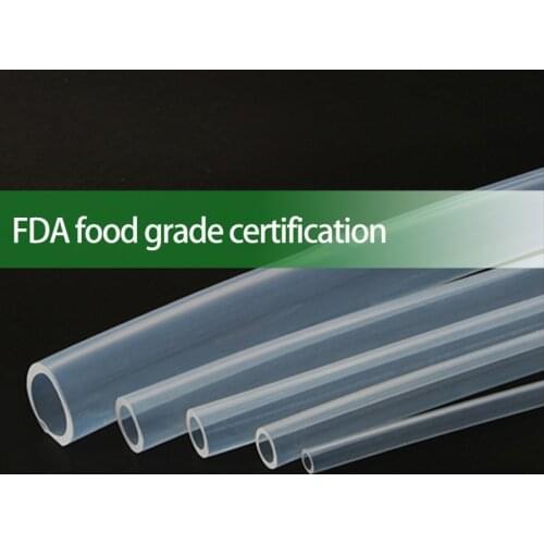 PENGPU Food Grade Transparent High Temperature Resistance Non-Toxic Tasteless Silicone Tubes Vacuum Pump Fittings