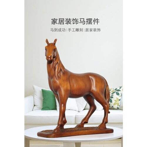 Animal and horse ornaments household handicraft wine cabinet living room porch office desk wedding dies Arts Crafts Home