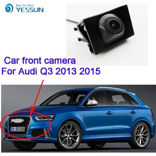 YESSUN For Audi Q3 2013 2014 2015 High quality original car dedicated front camera Hood Mesh Front Grille CAM Front Camera