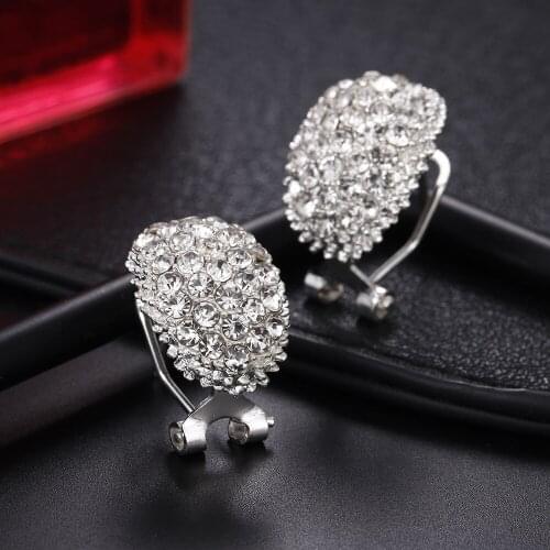 Classic Design Romantic Jewelry 2021 Fashion AAA Cubic Zirconia Stone Stud Earrings for Women Elegant Wedding Jewelry Gift