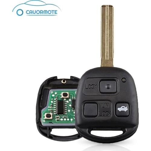 3 Buttons Remote Key For Lexus ES330 SC430 ES300 LS430 Central Locking Car Key Chip 4D68 FCCID HYQ12BBT Smart Car Key Fob