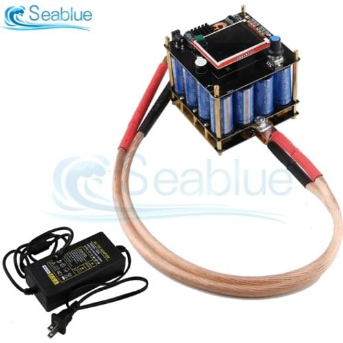 5.4V 400F Portable Spot Welder Equipment DIY LED Pulse Spot Welding Machine Set Semi-automatic Welder Tools 0.25mm 18650 Battery