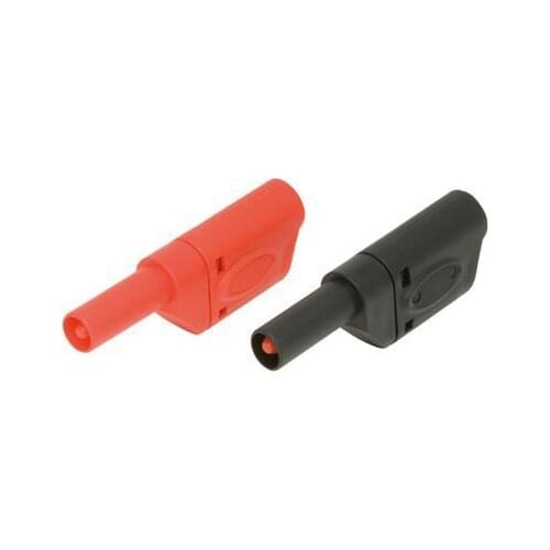 50 pcs copper Seal Insulated Safety protection 4mm Banana Plug 5 Colors