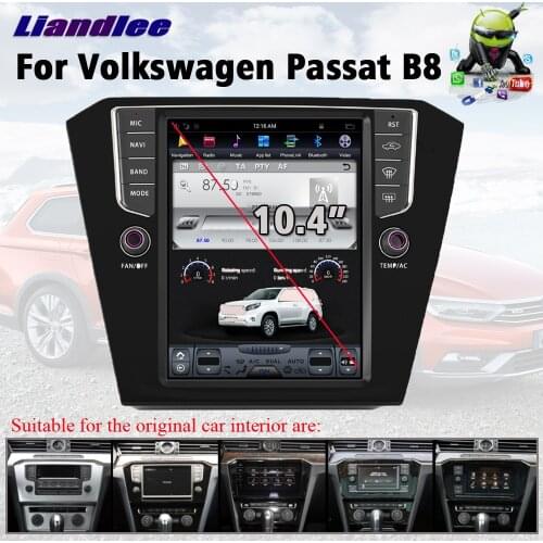 Car Tesla Style Multimedia For VW Passat B8/Magotan 2015-2020 Android Radio Autoradio GPS Vertical Screen Navigation