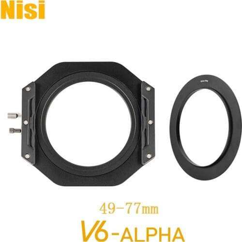 NISI V6 Alpha 100MM 77/49/67/55mm Filter Holder Mount for DSLR Camera with 82mm Lens Adapter Flip V6-Alpha Filter Adapter Ring