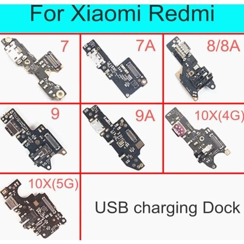 For Xiaomi Redmi 7 7A 8 8A 9 9A 10X USB charging Dock Dock Port Connector Board Parts Flex Cable
