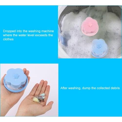 Home Floating Hair Catcher Mesh Pouch Washing Machine Laundry Filter Bag 2019 bathroom clothe cleaner tool Laundry Ball Discs