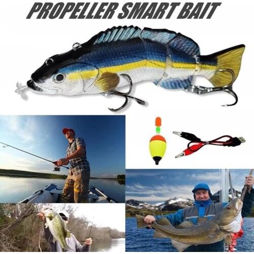Electronic Robot Fish Bionic Fishing Lures Smart Auto-Swimming Electronic Robotic Fish Baits Carp Fish Tackle Accessories