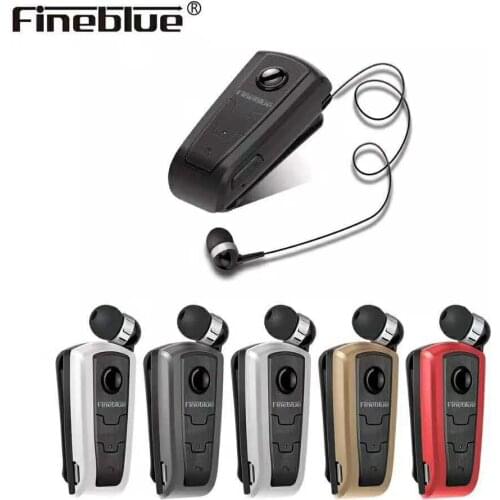 Fineblue F910 Bluetooth Earphone Earbuds business Headset with Mic Calls Remind Vibration Wear Clip Driver Stereo sport