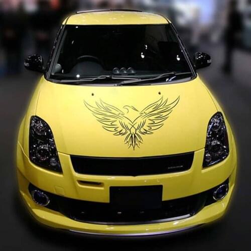 Cool eagle Animal Theme Sticker Eagle Spreads His Wings Car Sticker Window Decal Rear Sliver/gold/black L1161