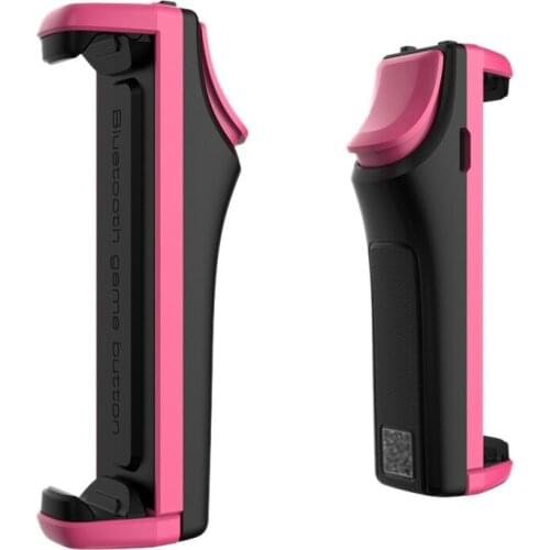 Mobile Game Controller Six Finger Gamepad Mapping Game Gamepad for All Game for iPhone/Android/Pugb 2Pcs(Red)