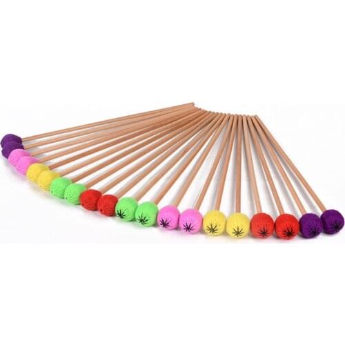 MoonEmbassy Marimba Mallets Medium Soft and Medium Hard Percussion Accessories