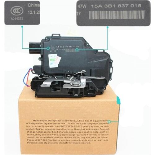 Apply to Passat B5 Golf 4 MK4 Bora Door lock block Central locking device 3B1 837 015 3B1837015