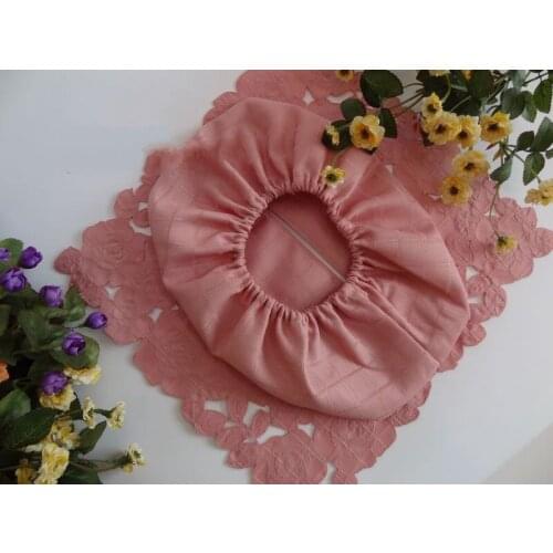 Pink roses High-end luxury embroidery cloth art European style Paper towel set Take paper towel set 24*12*8cm