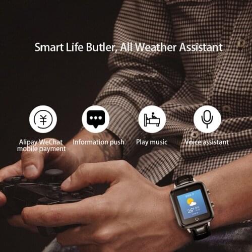 Accurate heart rate blood pressure 4g Smart Watch phone Men GPS WIFI SIM card Smart watch pedometer wristwatch with google maps